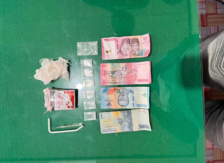 Barang bukti yang diamankan oleh Polsek Sebulu. (Dok. Polsek Sebulu)