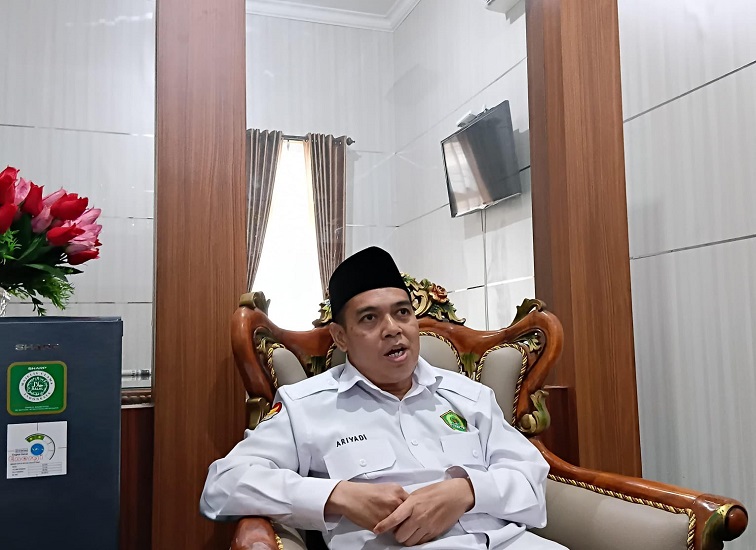 Kepala Kemenag Kukar, Ariyadi. (Lingkar Kaltim/M. As'ari)