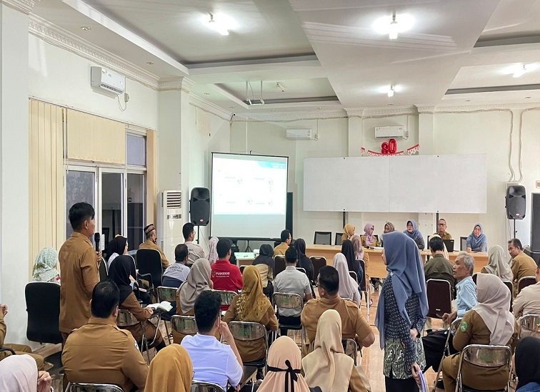 Sosialisasi reaktivasi PBI JK oleh BPJS Kukar. (Lingkar Kaltim/M. As'ari)