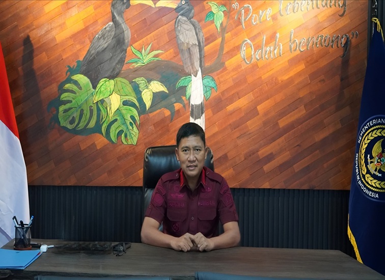 Kepala Lapas Tenggarong, Suparman. (Lapas Tenggarong)