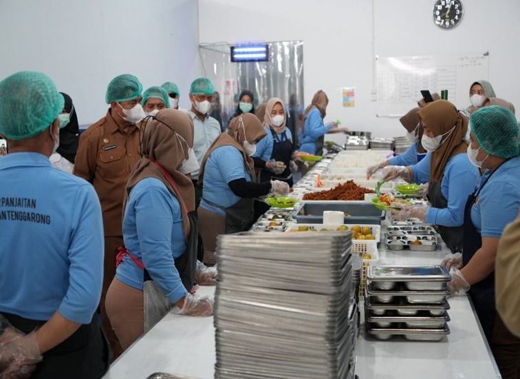 Salah satu SPPG di Tenggarong. (Lingkar Kaltim/M. As'ari)