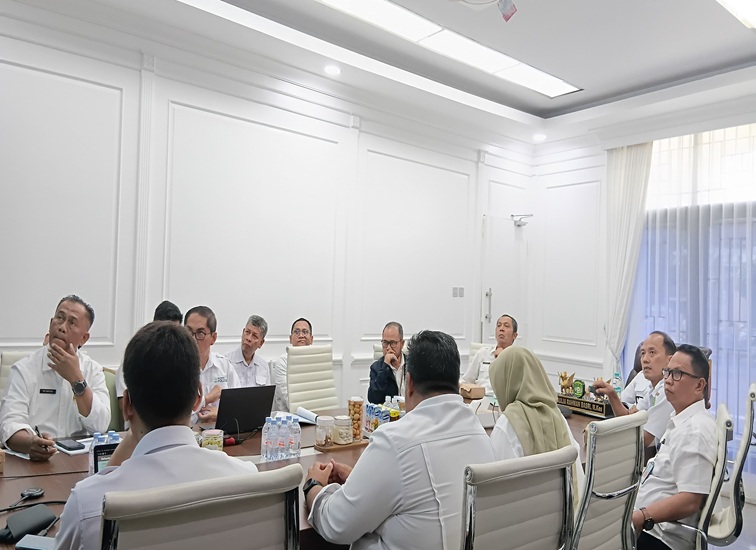 Rakor Pemkab Kukar dan Pemprov Kaltim. (Lingkar Kaltim/M. As'ari)