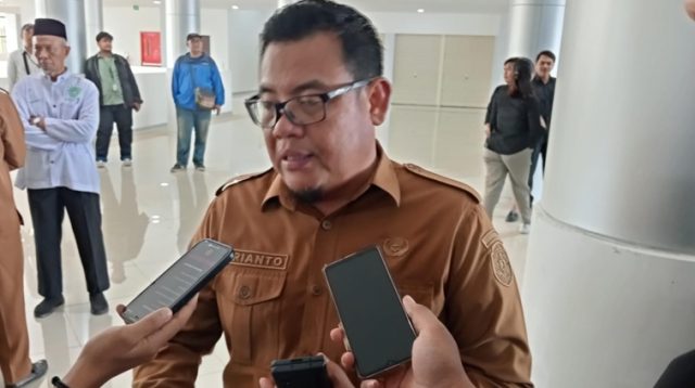 Plt. Kepala BKPSDM Kukar, Arianto. (Lingkar Kaltim/M. As'ari)