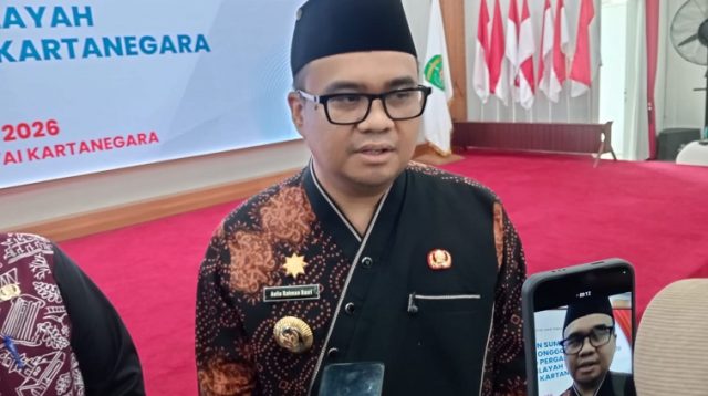Bupati Kukar, dr. Aulia Rahman Basri.(Lingkar Kaltim/M. As'ari)