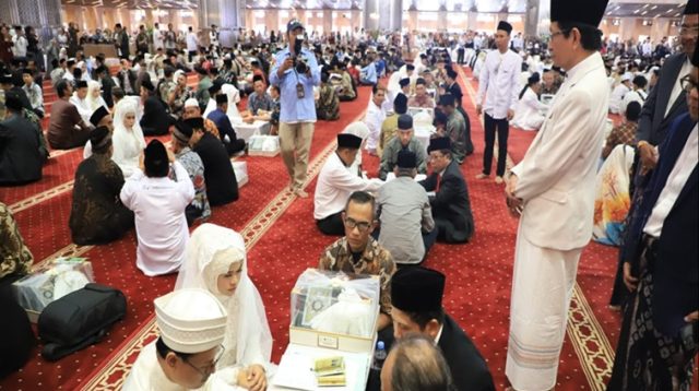 Ilustrasi nikah massal. (Istimewa)