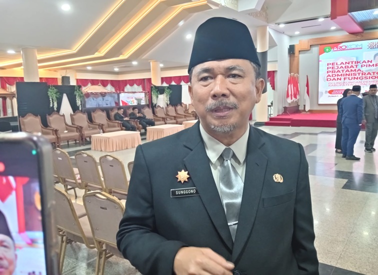 Sekda Kukar Sunggono. (Lingkar Kaltim/M. As'ari)