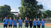 Para atlet Pesti Kukar di sela-sela latihan persiapan Porprov Paser 2026. (Lingkar Kaltim/M. As'ari)