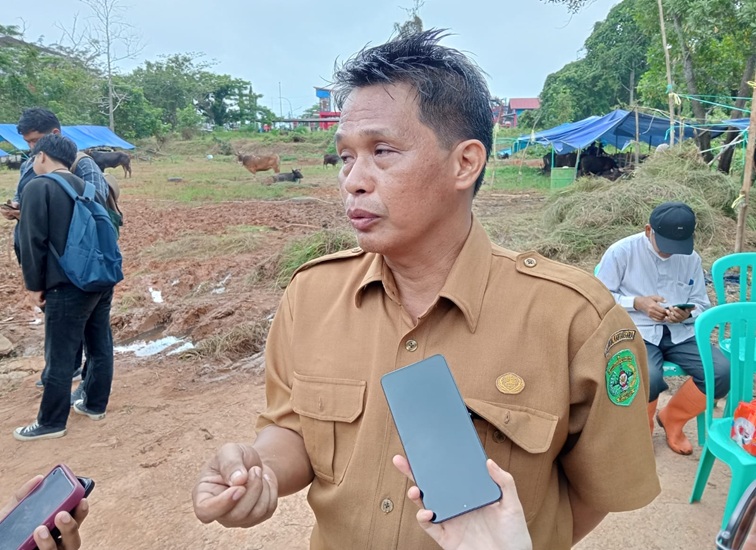Kepala Bidang Peternakan Distanak Kukar, Iwan Hermawan. (Lingkar Kaltim/M. As'ari)