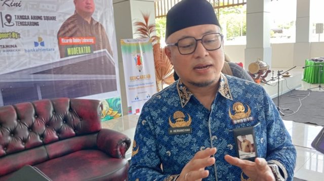 Kepala Disdikbud Kukar Heriansyah. (Lingkar Kaltim/M. As'ari)