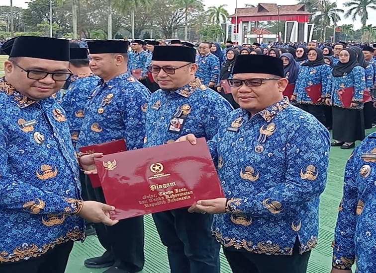 Plt. Kepala BKPSDM Kukar, Arianto. (Lingkar Kaltim/M. As'ari)