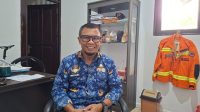 Nur Sandi selaku sekretaris BPBD Kukar, Kamis (18/6/26). (Dilla/lingkarkaltim)