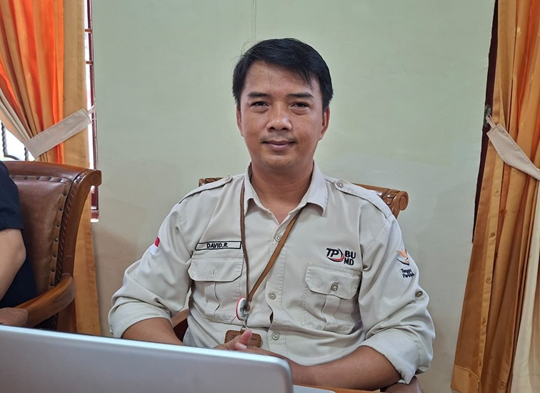 Supervisor Bidang Bisnis dan Development PT Tunggang Parangan, David R, Selasa (30/6/26). (Dilla/Lingkarkaltim)
