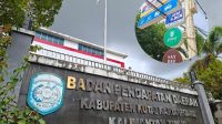 Kantor Bapenda, Jalan Aji Pangeran Mangkunegoro, Kel. Timbau, Kec. Tenggarong, Selasa (9/6/26). (Dilla/Lingkarkaltim)