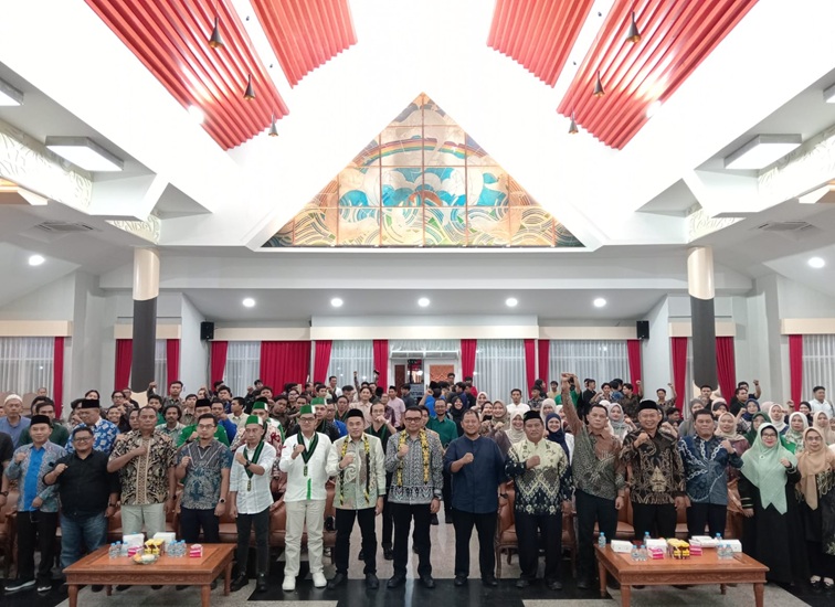 Pembukaan LK II dan SC Tingkat Nasional HMI Cabang Kukar. (Lingkar Kaltim/M. As'ari)
