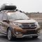 Ilustrasi Honda BR-V saat menggunakan roof box