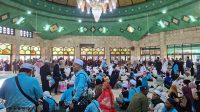 Kedatangan rombongan Jamaah Haji Kukar di Masjid Agung Sultan Sulaiman, Tenggarong, Senin (15/6/26). (Dilla/lingkarkaltim).