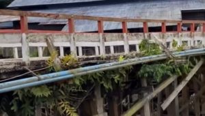 Jembatan Sungai Payang, Kec. Loa Kulu, Rabu (17/6/26). (Screenshot Facebook)