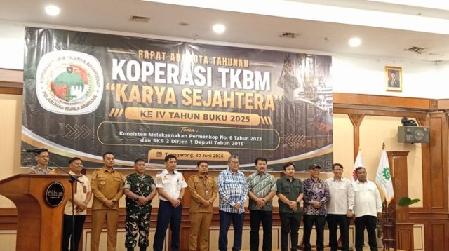 RAT Koperasi TKBM Karya Sejahtera Samboja. (Lingkar Kaltim/M. As'ari)