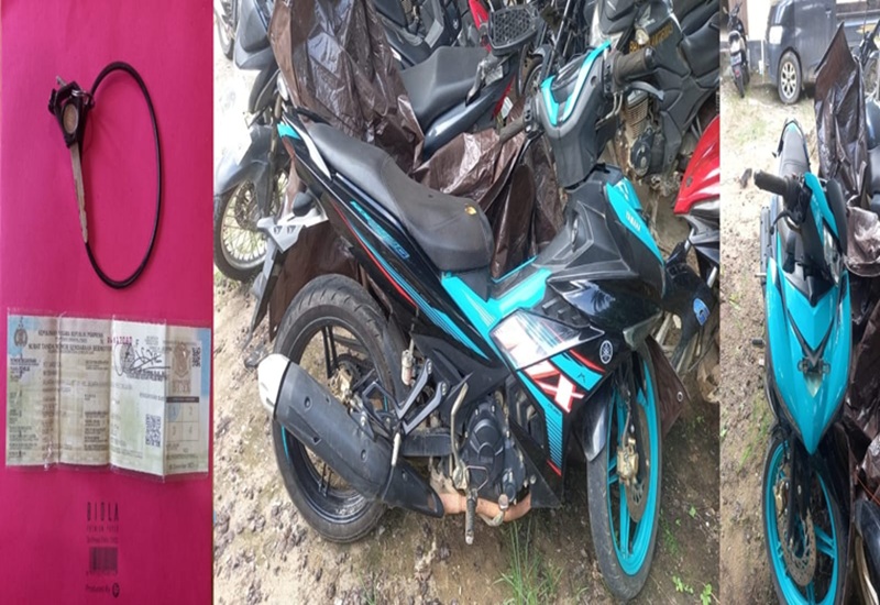 Barang Bukti yang diamankan Polsek Muara Kaman, Minggu (14/6/26). (Doc. Polsek Muara Kaman)