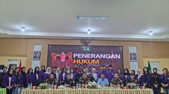 Kegiatan "Penerangan Hukum", Kolaborasi Kejari Kukar & Unikarta Fakultas Hukum, Kejari Kukar Lantai 2, Jalan Pesut, Kamis (25/6/26). (Dilla/lingkarkaltim)