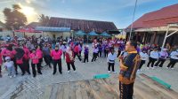 Jalan santai polsek loa kulu bersama warga, Jumat (26/6/26). (Doc. Polsek Loa Kulu)