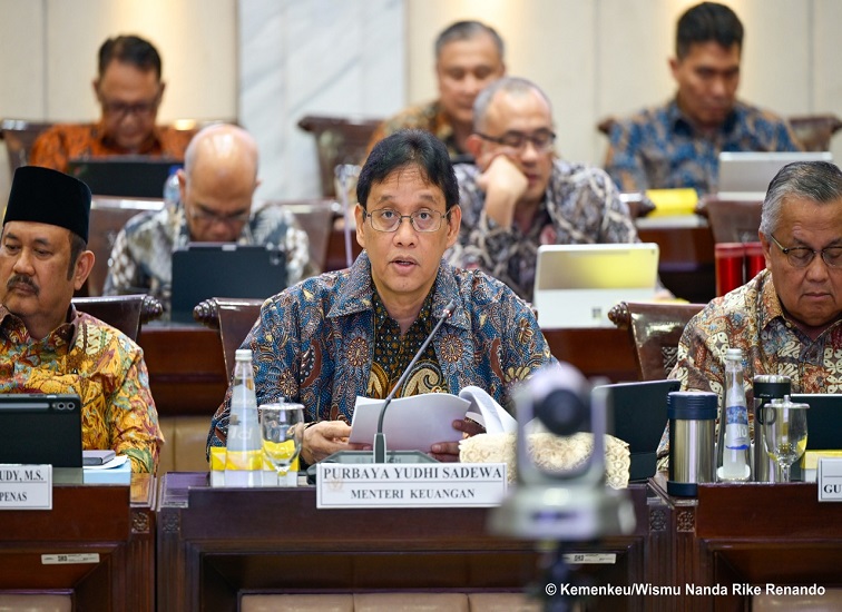 Menteri Keuangan (Menkeu) Purbaya Yudhi Sadewa dalam Rapat Kerja Komisi XI DPR di Jakarta pada Rabu (10/06).(Dok.Kemenkeu)
