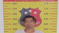 Pelaku yang diamankan oleh Polsek Samboja, Sabtu (13/6/26). (Doc. Polsek Samboja)