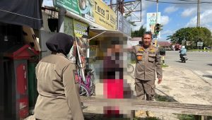 Penertiban Badut Jalanan oleh Satpol PP Kukar, Senin (22/6/26). (Doc. Satpol PP Kukar)