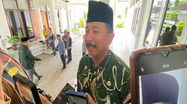Sekda Kukar Sunggono. (Lingkar Kaltim/M. As'ari)