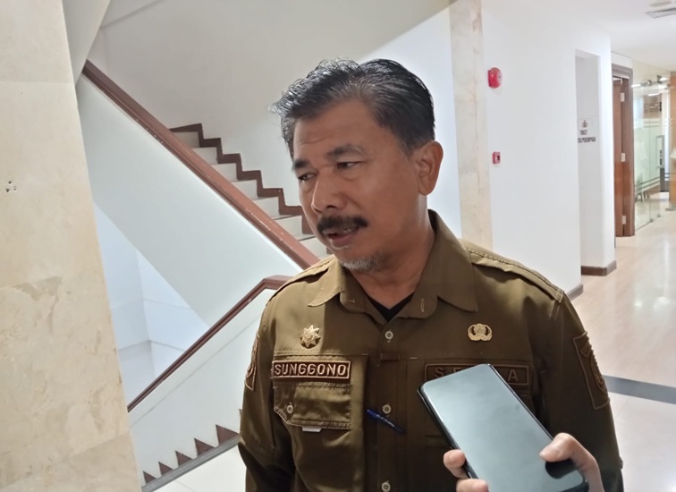 Sekda Kukar Sunggono. (Lingkar Kaltim/M. As'ari)