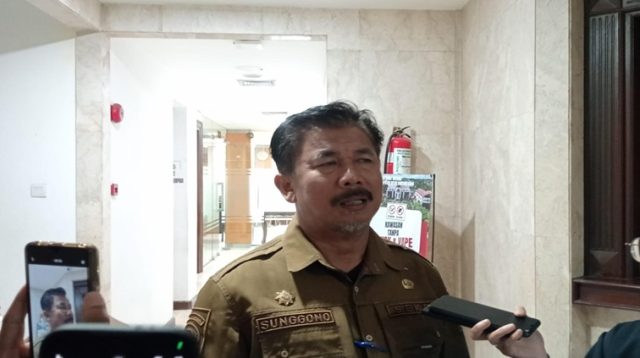 Sekda Kukar Sunggono. (Lingkar Kaltim/M. As'ari)
