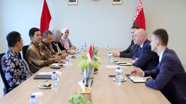 Pemerintah Indonesia dan Belarus membahas kerja sama sektor kesehatan.