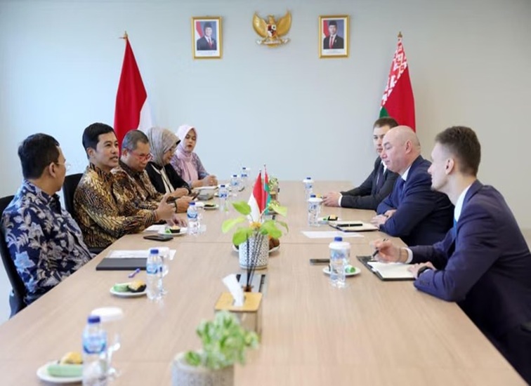 Pemerintah Indonesia dan Belarus membahas kerja sama sektor kesehatan.