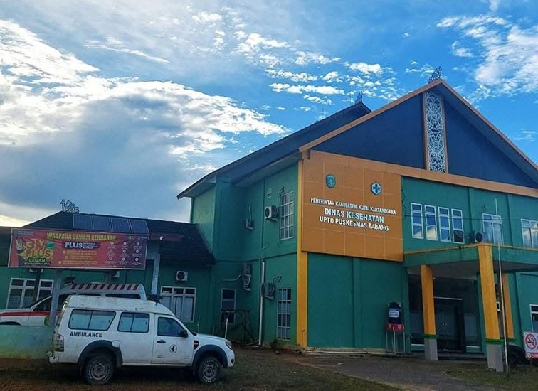 Puskesmas Tabang, Jalan Poros PU No.RT.03, Bila Talang, Kec. Tabang, Kabupaten Kutai Kartanegara (Kukar), Kalimantan Timur (Kaltim). (Doc. Facebook Puskesmas Tabang)
