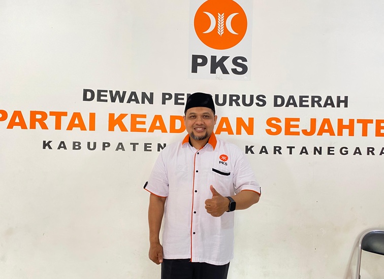 Ketua DPD PKS Kukar, Ahmad Zainuddin, Rabu (15/7/2026) (Rizki/Lingkarkaltim)