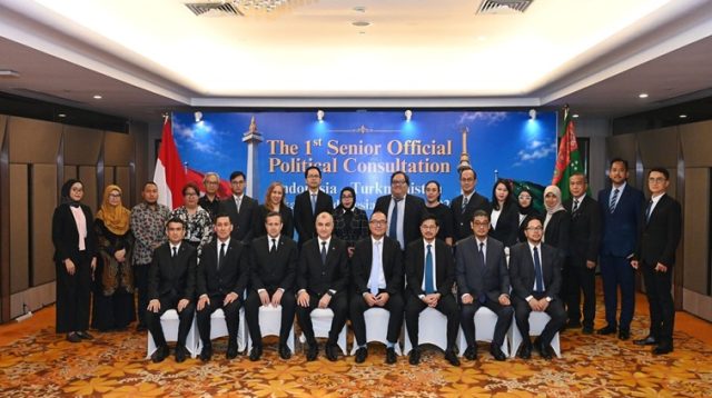 Indonesia dan Turkmenistan menggelar Pertemuan Perdana Konsultasi Politik di Jakarta pada Selasa, (14/7/26).