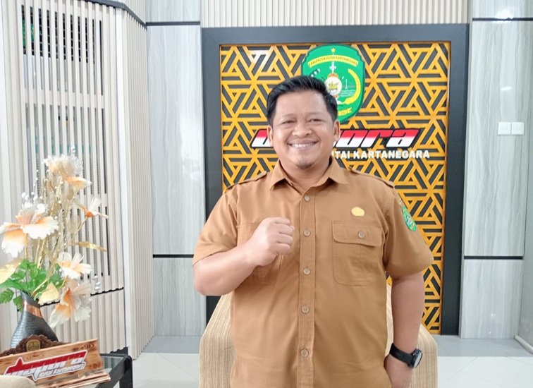 Kepala Dispora Kukar Aji Ali Husni. (Lingkar Kaltim/M. As'ari)