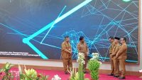 Peluncuran aplikasi presensi ASN di lingkungan Pemkab Kukar, Senin (27/7/2026). (M. As'ari /Lingkarkaltim)