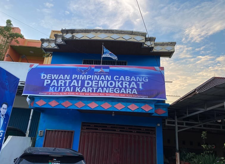 Sekretariat Demokrat Kukar, Selasa (21/7/2026) (Rizki/Lingkarkaltim)