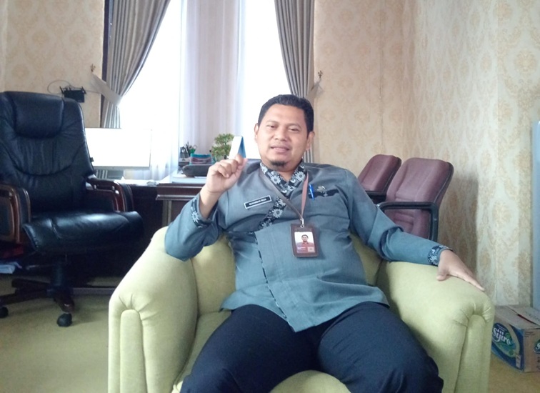 Plt. Kepala Diskop UKM Kukar Muhammad Reza. (Lingkar Kaltim/M. As'ari)