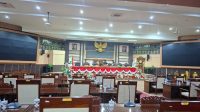Ruang Sidang Utama DPRD Kukar, Senin (27/7/26). (Dilla/lingkarkaltim)