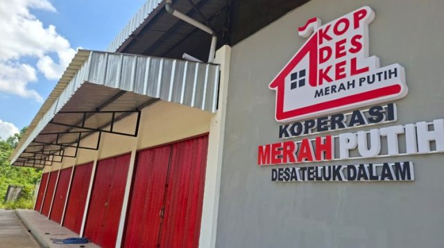 Koperasi Desa Merah Putih Desa Teluk Dalam, Kec. Tenggarong Seberang, Kamis (9/7/26). (Dilla/lingkarkaltim)
