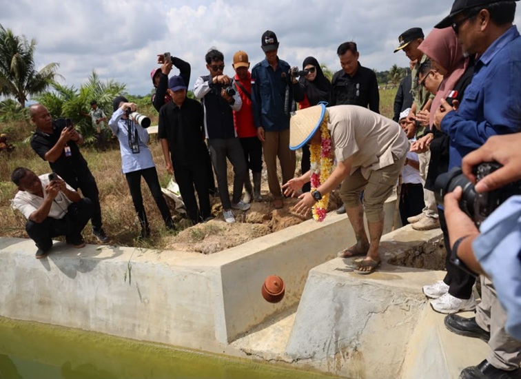 Salah satu embung yang dibangun Pemkab Kukar, (Pemkab Kukar)
