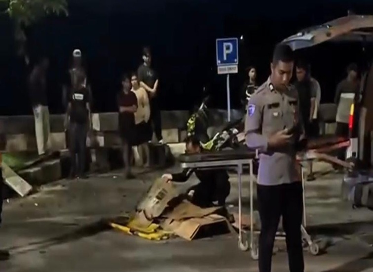 Lakalantas subuh dini hari, 03.30 Wita, Rabu (15/7/26). (Doc. Screenshot)