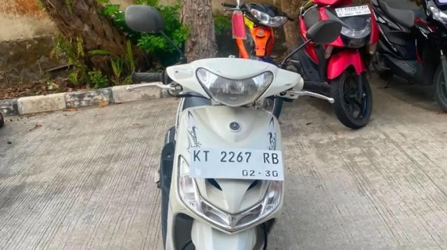 Barang Bukti Motor yang disita Polres Kukar, Jumat (31/7/26).