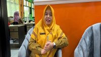 Kepala SMK N 1 Tenggarong, Nani Titi Sari, Kamis (2/7/2026) (Rizki/Lingkarkaltim)