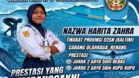 Siswa SMP Negeri 3 Tenggarong Nazwa Harita Zahra yang meraih Prestasi O2SN Tingkat Provinsi Kaltim. (Dok. SMP Negeri 3 Tenggarong)
