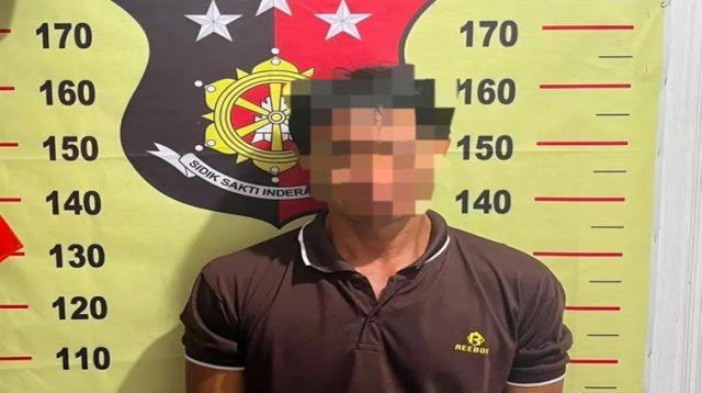 Pelaku diamankan polsek Kembang Janggut, Selasa (7/7/26). (Doc. Polsek Kembang Janggut)
