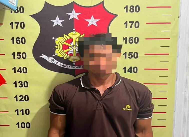 Pelaku diamankan polsek Kembang Janggut, Selasa (7/7/26). (Doc. Polsek Kembang Janggut)