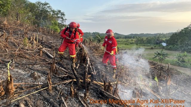 Karhulta di Kecamatan Muara Badak, Desa Tanjung Limau, Minggu 12 Juli 2026. (Doc. BPBD Kukar)